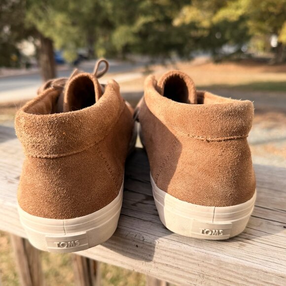 TOMS Tan Suede Chukka Sneakers - Picture 2 of 3